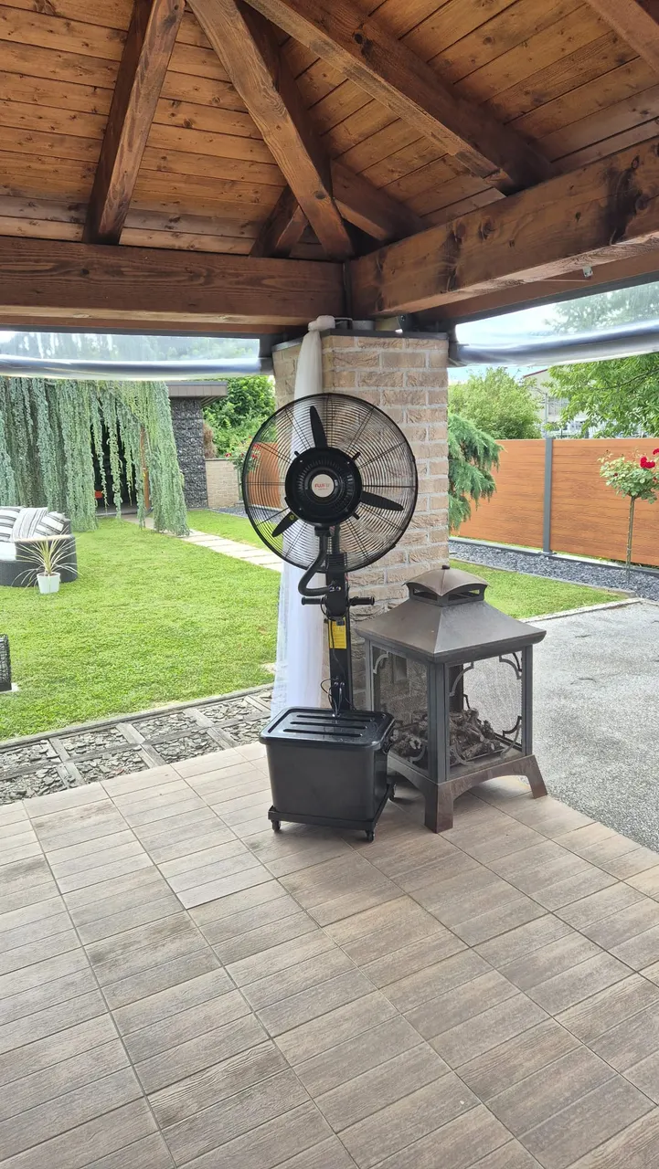 Najam ventilatora na vodu za vjenčanja i terase u Zagrebu
