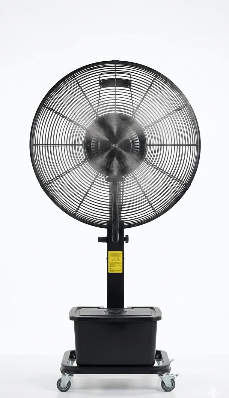 Profesionalni ventilator na vodu s vodenom maglicom