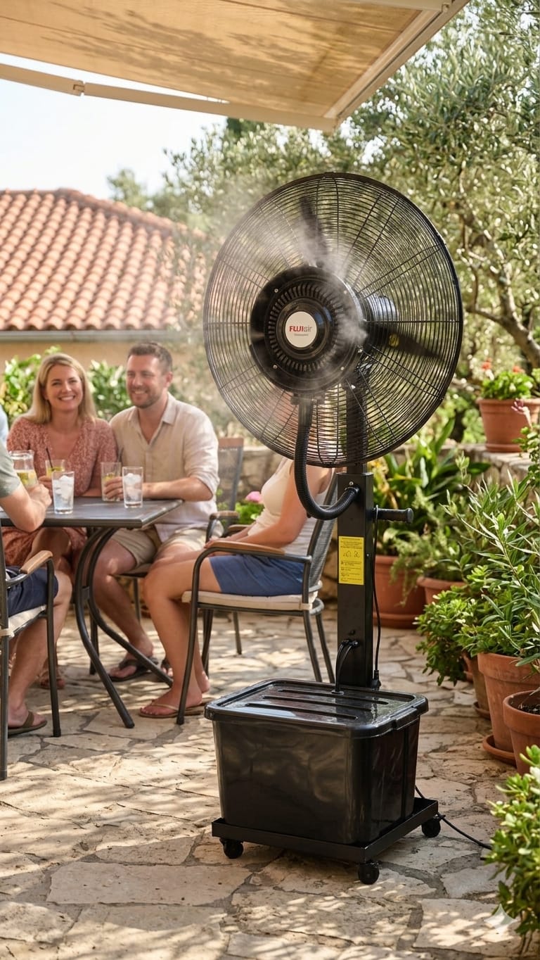 Ventilator s maglicom u radu