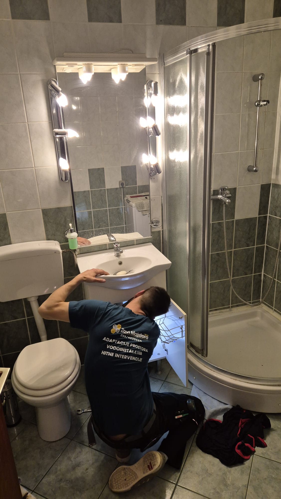 Zamjena umivaonika Zagreb - montaža novog umivaonika